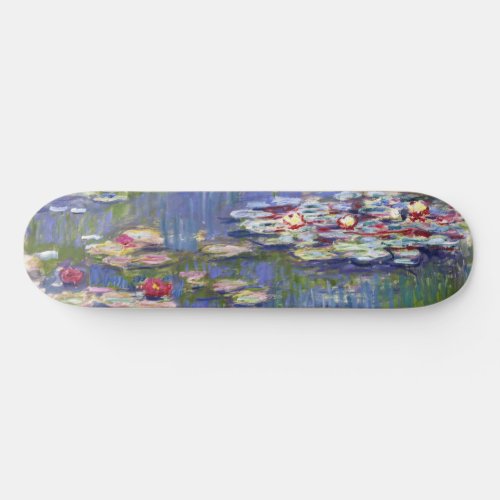 Claude Monet _ Water Lilies  Nympheas Skateboard