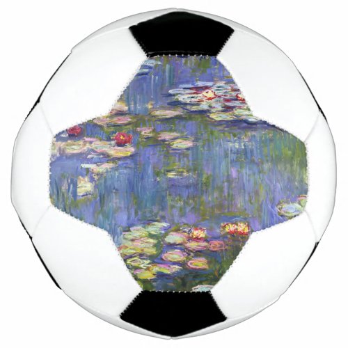Claude Monet _ Water Lilies  Nympheas Soccer Ball