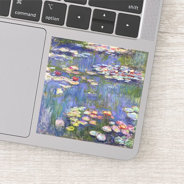 Claude Monet - Water Lilies / Nympheas Sticker (Detail)
