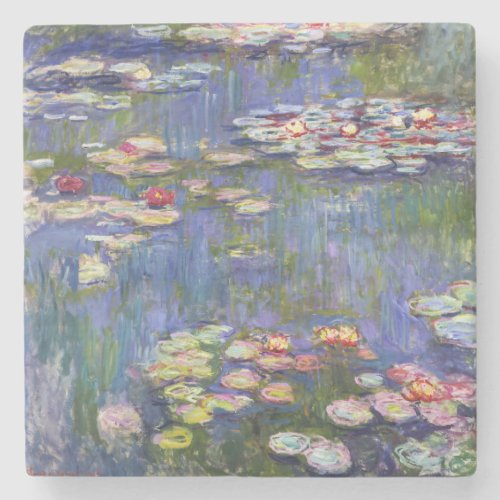 Claude Monet _ Water Lilies  Nympheas Stone Coaster