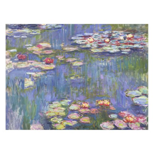 Claude Monet _ Water Lilies  Nympheas Tablecloth