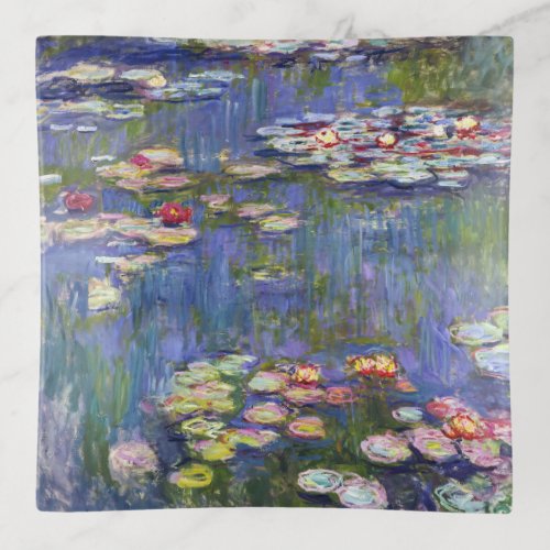 Claude Monet _ Water Lilies  Nympheas Trinket Tray