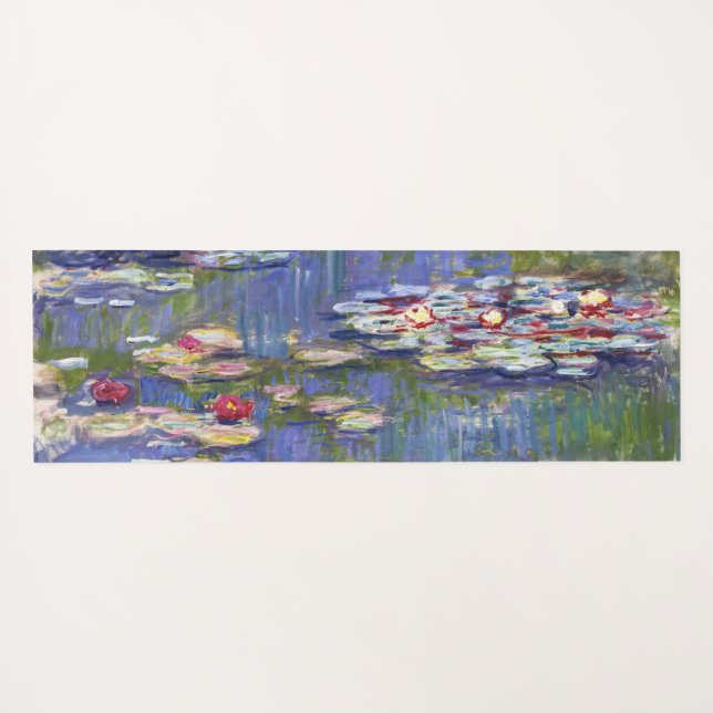 Claude Monet - Water Lilies / Nympheas Yoga Mat (Back (Horizontal))