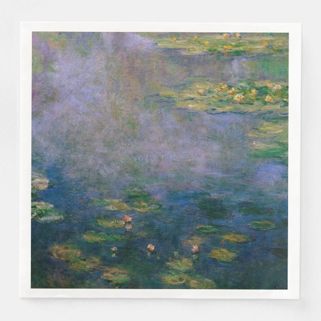 Claude Monet - Water Lilies Paper Dinner Napkins (Front)