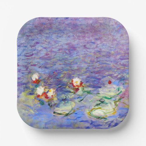 Claude Monet _ Water Lilies Paper Plates