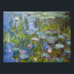 Claude Monet Water Lilies Photo Print<br><div class="desc">Claude Monet's "Water Lilies" is a series of paintings that depict the artist's beloved garden pond at his home in Giverny, France. This series is considered one of Monet's most iconic and influential bodies of work, showcasing his unique style and his fascination with capturing the changing effects of light and...</div>