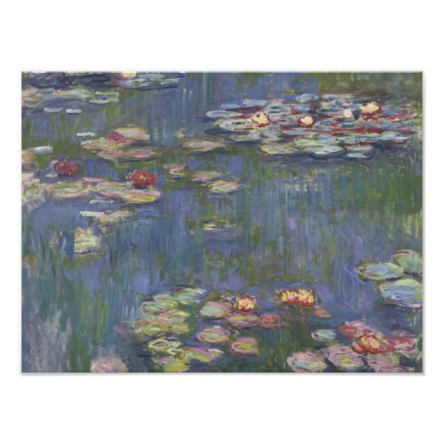 Claude Monet _ Water Lilies Photo Print