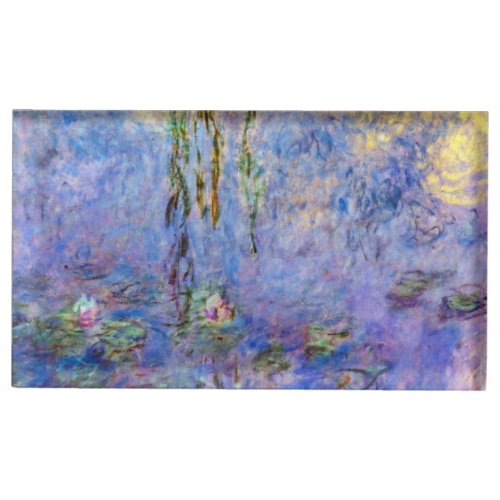 Claude Monet _ Water Lilies Place Card Holder
