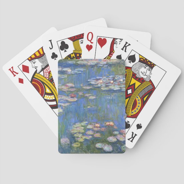 Claude Monet // Water Lilies Poker Cards (Back)