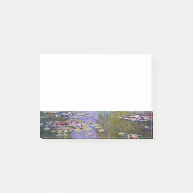 Claude Monet Water Lilies Post-it Notes (Front)