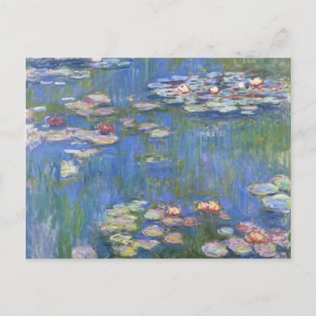 Claude Monet // Water Lilies Postcard