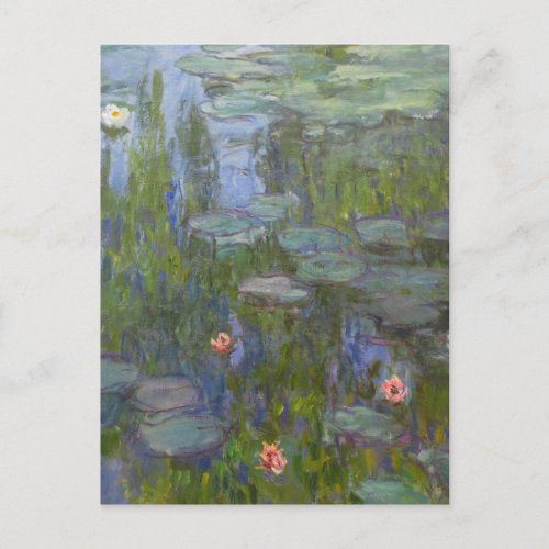 Claude Monet _ Water Lilies Postcard