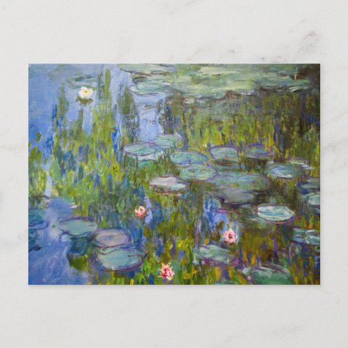 Claude Monet Water Lilies Postcard
