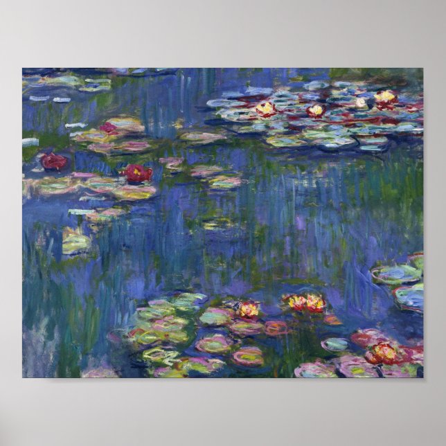 Claude Monet - Water Lilies Poster (Front)