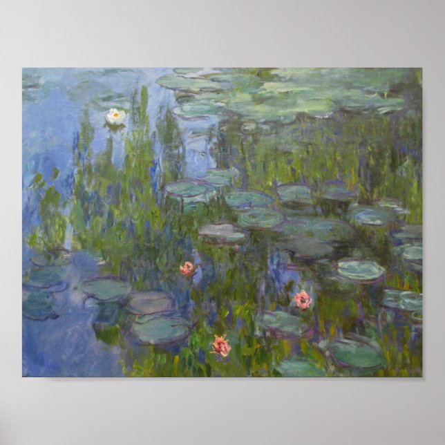 Claude Monet - Water Lilies Poster (Front)