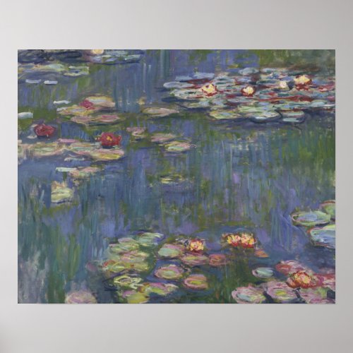 Claude Monet _ Water Lilies Poster