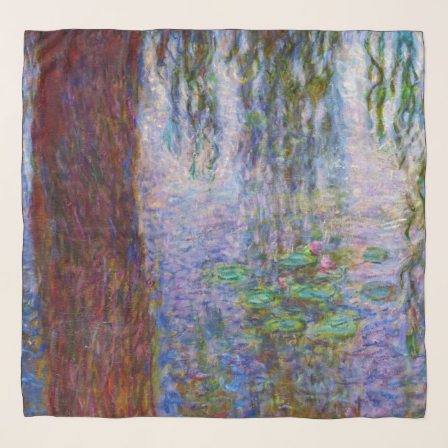 Claude Monet - Water Lilies Scarf (Front (Horizontal))