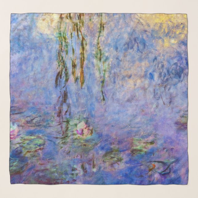 Claude Monet - Water Lilies Scarf (Front)