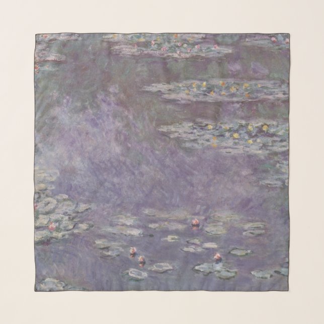 Claude Monet - Water Lilies Scarf (Front)