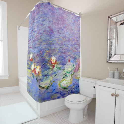 Claude Monet _ Water Lilies Shower Curtain
