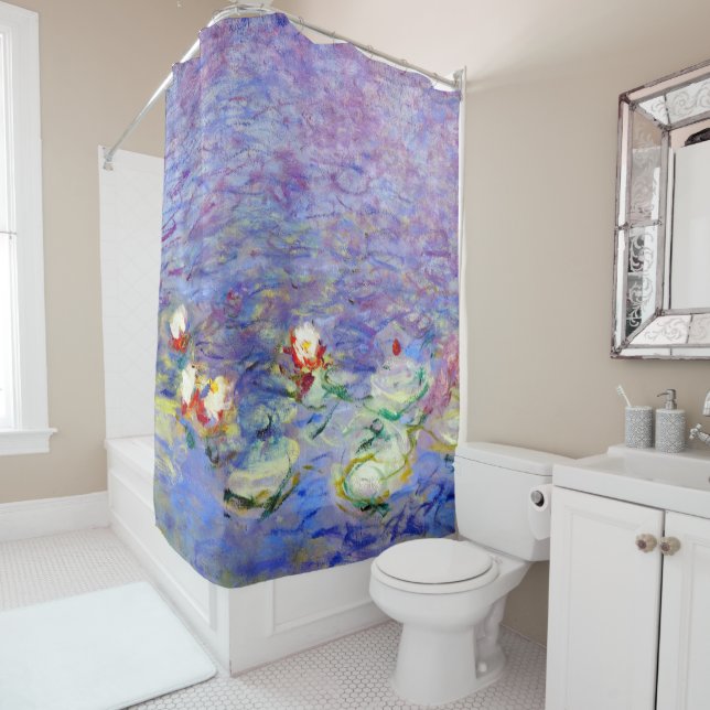 Claude Monet - Water Lilies Shower Curtain (In Situ)
