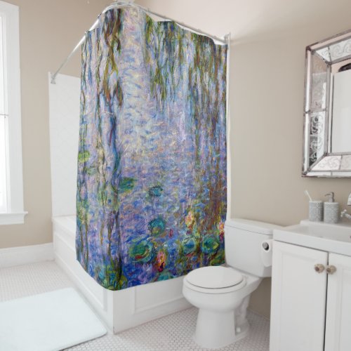 Claude Monet _ Water Lilies Shower Curtain