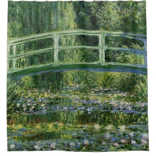 Claude Monet Water Lilies Shower Curtain