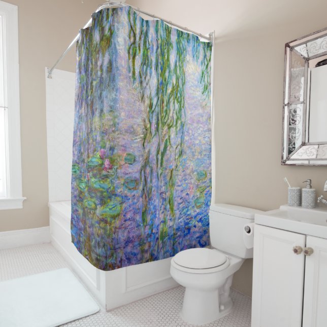 Claude Monet - Water Lilies Shower Curtain (In Situ)