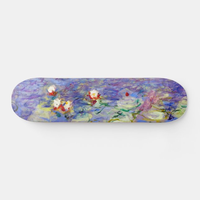 Claude Monet - Water Lilies Skateboard (Horz)