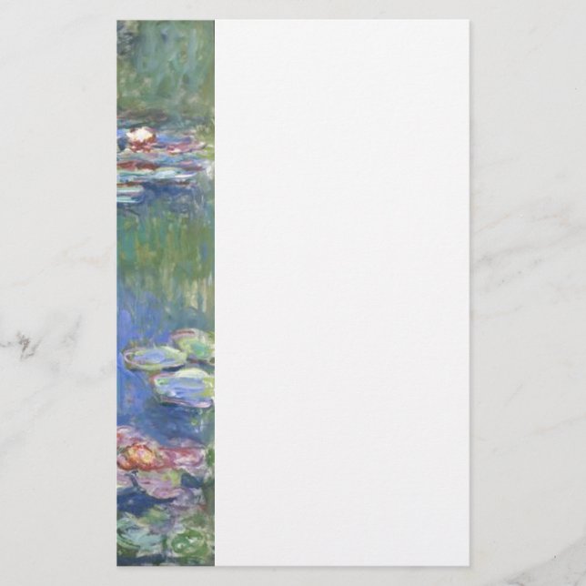 Claude Monet // Water Lilies Stationery (Front)