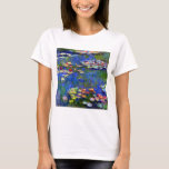 Claude Monet Water Lilies T-Shirt<br><div class="desc">Water Lilies painted by Claude Monet in 1916.</div>