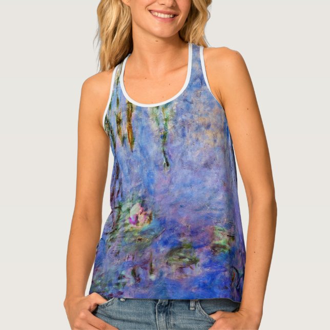 Claude Monet - Water Lilies Tank Top (Front)