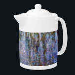 Claude Monet - Water Lilies Teapot<br><div class="desc">Water Lilies / Nympheas by Claude Monet in 1916-1919</div>