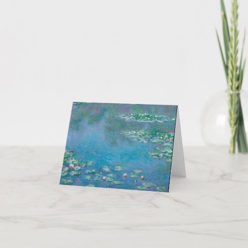 Claude Monet _ Water Lilies Thank You Card