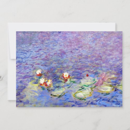 Claude Monet _ Water Lilies Thank You Card