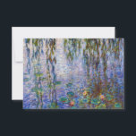 Claude Monet - Water Lilies Thank You Card<br><div class="desc">Water Lilies / Nympheas by Claude Monet in 1916-1919</div>