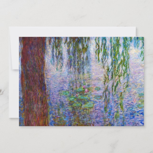 Claude Monet - Water Lilies Thank You Card (Front)