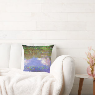 Claude Monet - Water-Lilies, The Clouds, Throw Pillow