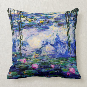 Claude Monet-Water-Lilies Throw Pillow