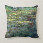 Claude Monet Water Lilies Throw Pillow<br><div class="desc">Claude Monet Water Lilies</div>