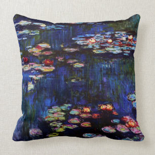 Claude Monet-Water-Lilies Throw Pillow
