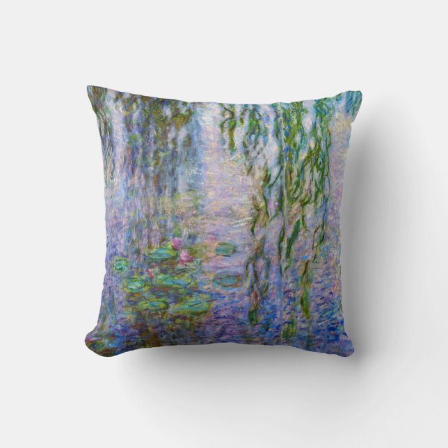 Claude Monet - Water Lilies Throw Pillow (Front)