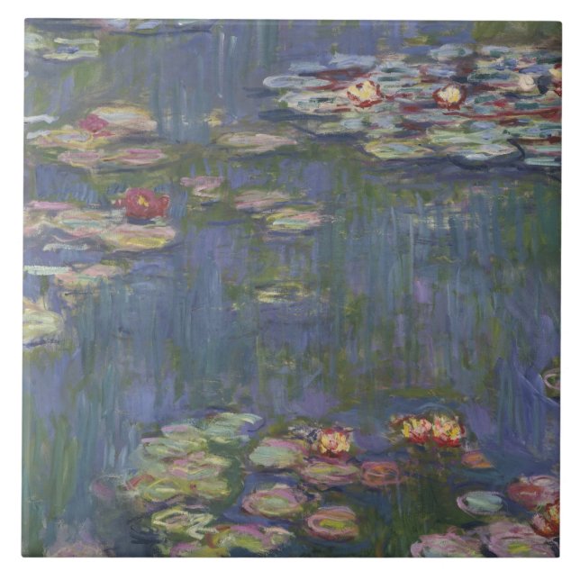 Claude Monet - Water Lilies Tile (Front)