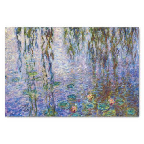 Claude Monet _ Water Lilies Tissue Paper