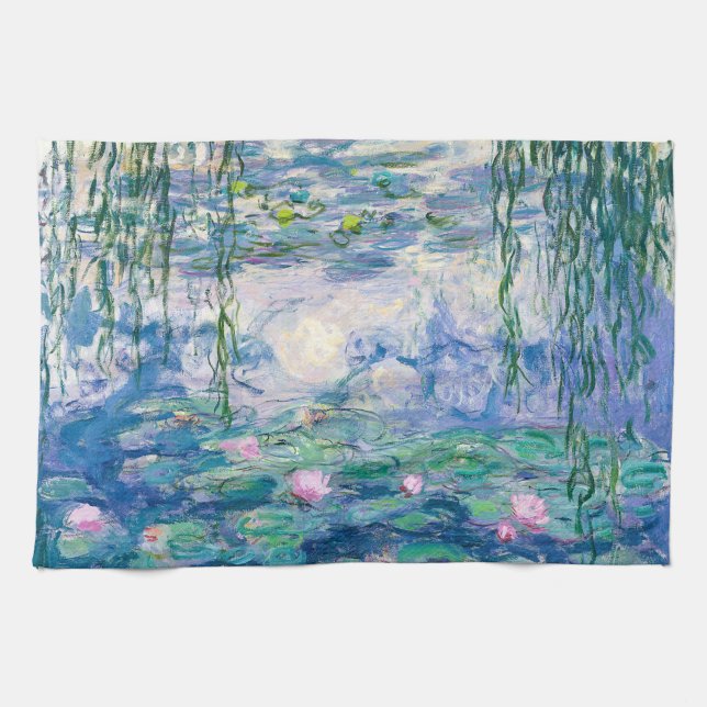 CLAUDE MONET - Water lilies Towel (Horizontal)