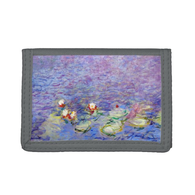Claude Monet - Water Lilies Trifold Wallet (Front)