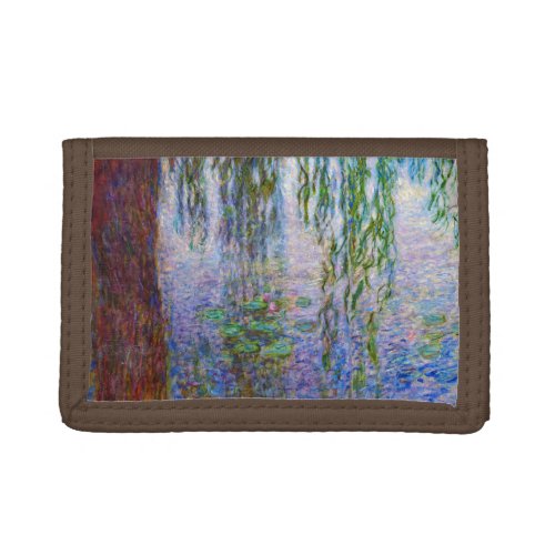 Claude Monet _ Water Lilies Trifold Wallet