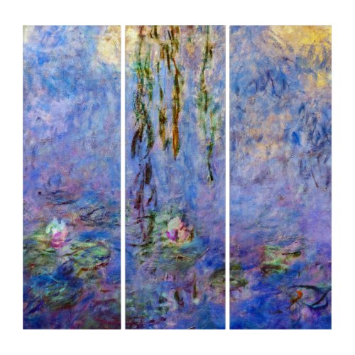 Claude Monet _ Water Lilies Triptych