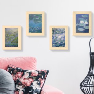 Claude Monet Water Lilies Wall Art Sets