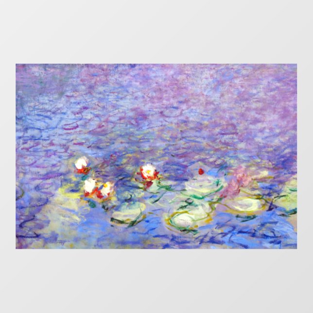 Claude Monet - Water Lilies Wall Decal (Front)